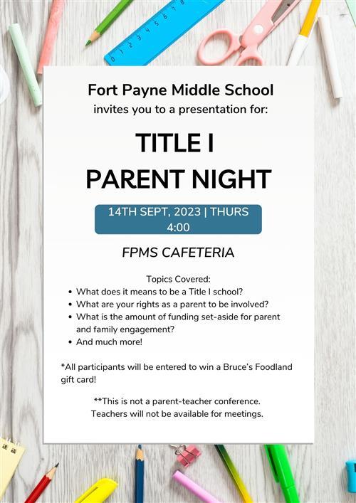  parent night